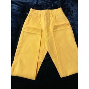 Vintage High Waisted Bentley Arbuckle Yellow Jeans